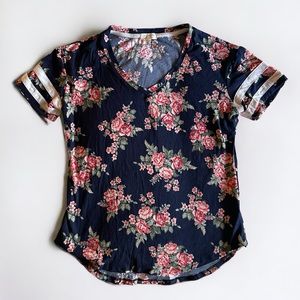 Floral V-Neck Top